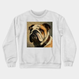 Chonky - Bulldog in Van Gogh Style Crewneck Sweatshirt